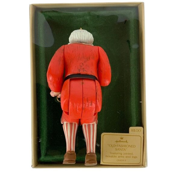 Hallmark Keepsake 1983 Old-Fashioned Santa Ornament With Movable Arms & Legs - Picture 4 of 9